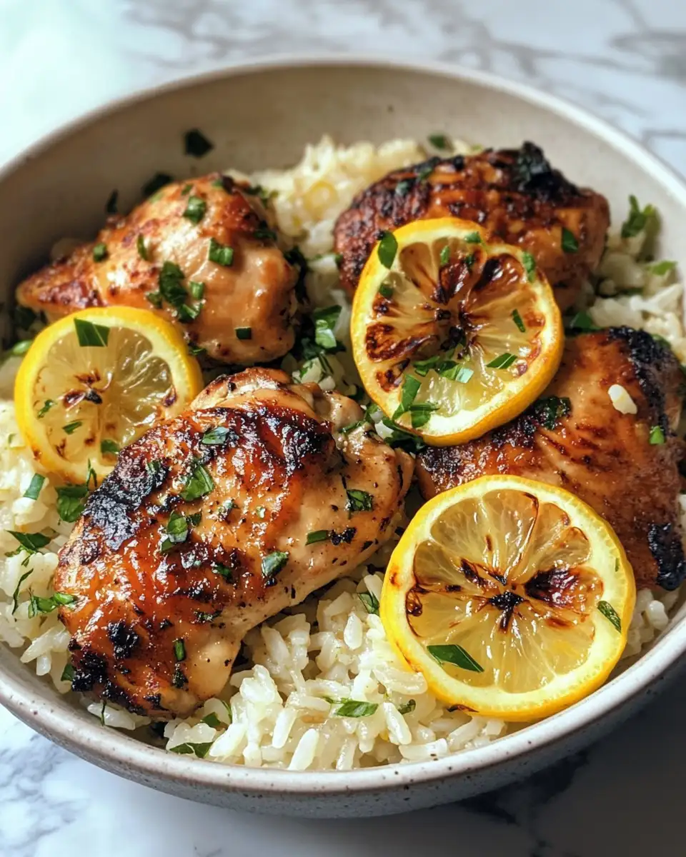 Final dish - Savor the Flavors: One-Pot Greek Chicken and Lemon Rice Delight