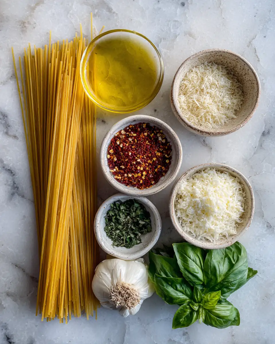 Ingredients for Speedy & Scrumptious: The Ultimate 5-Minute Easy Pasta Recipe