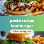 Pasta Meets Patty: A Delicious Hamburger Twist