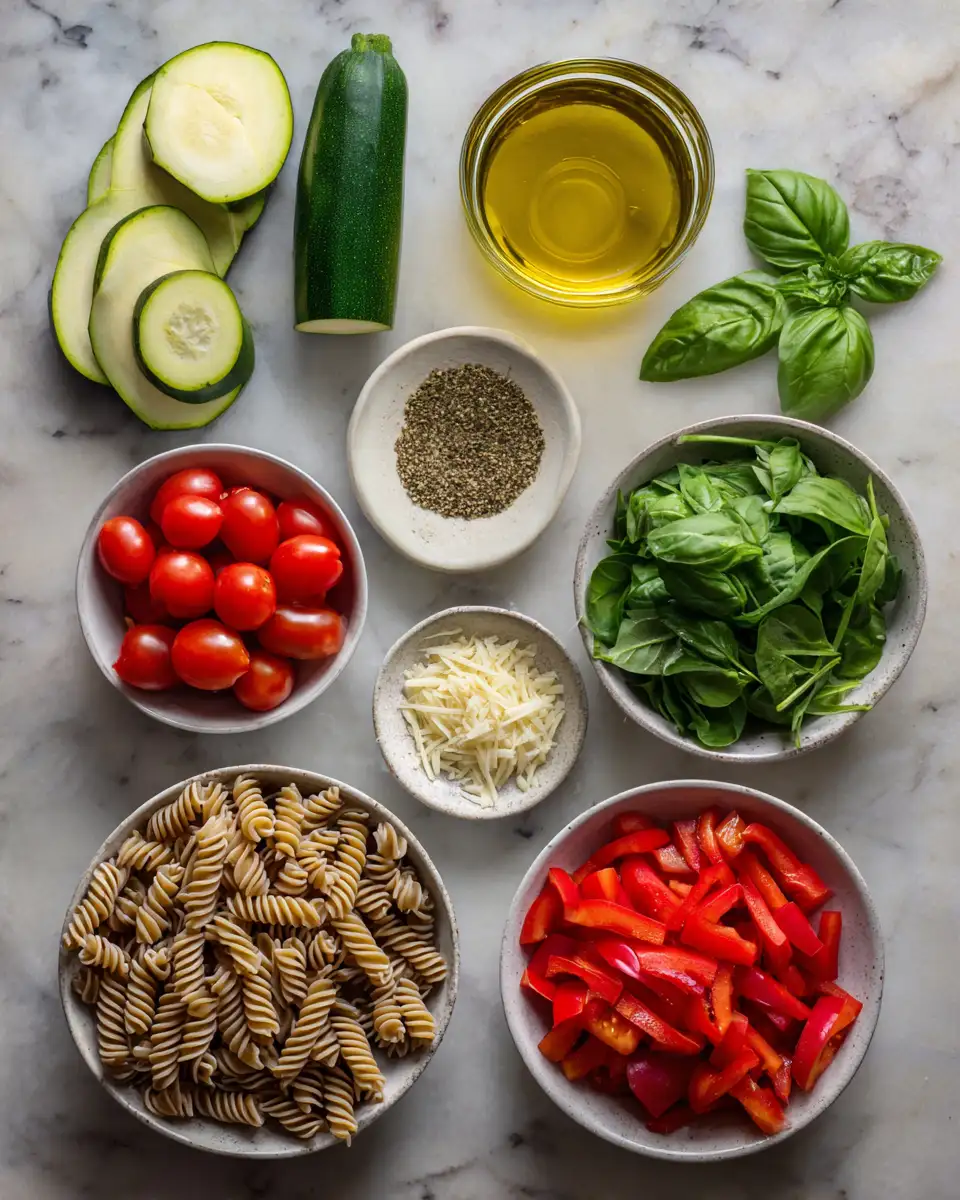 Ingredients for Wholesome and Simple: Your New Go-To Healthy Pasta Recipe