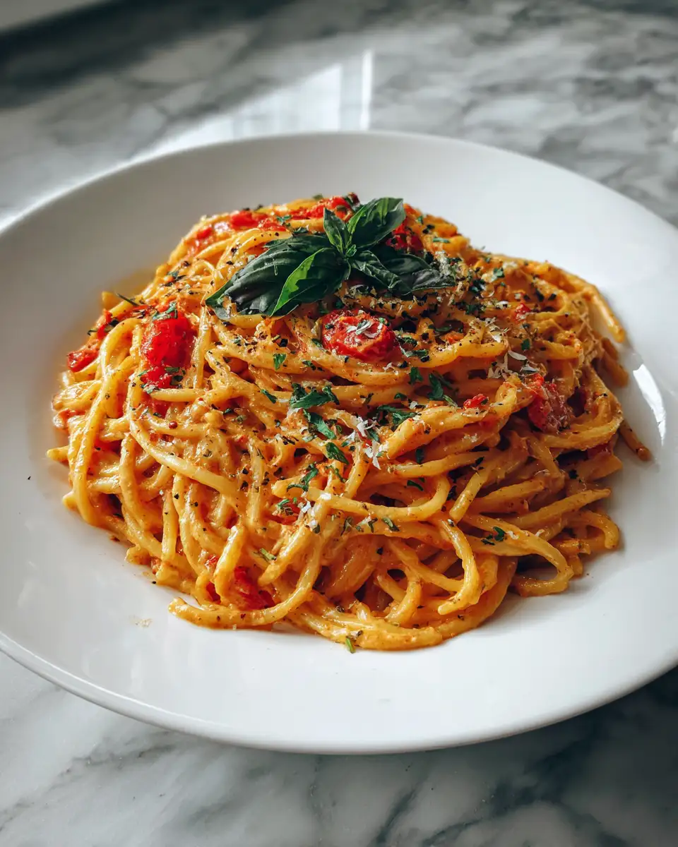 Final dish - Indulgence on a Plate: Irresistible Pasta Recipe with Heavy Cream