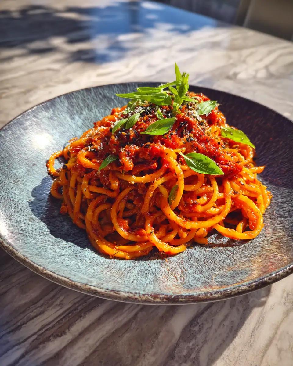 Final dish - Homemade Sauce Magic: Elevate Your Pasta Recipe Game