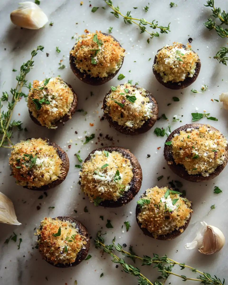 Crispy and Delicious: Air Fryer Stuffed Mushrooms That Wow 4 Ingredients for Crispy and Delicious: Air Fryer Stuffed Mushrooms That Wow