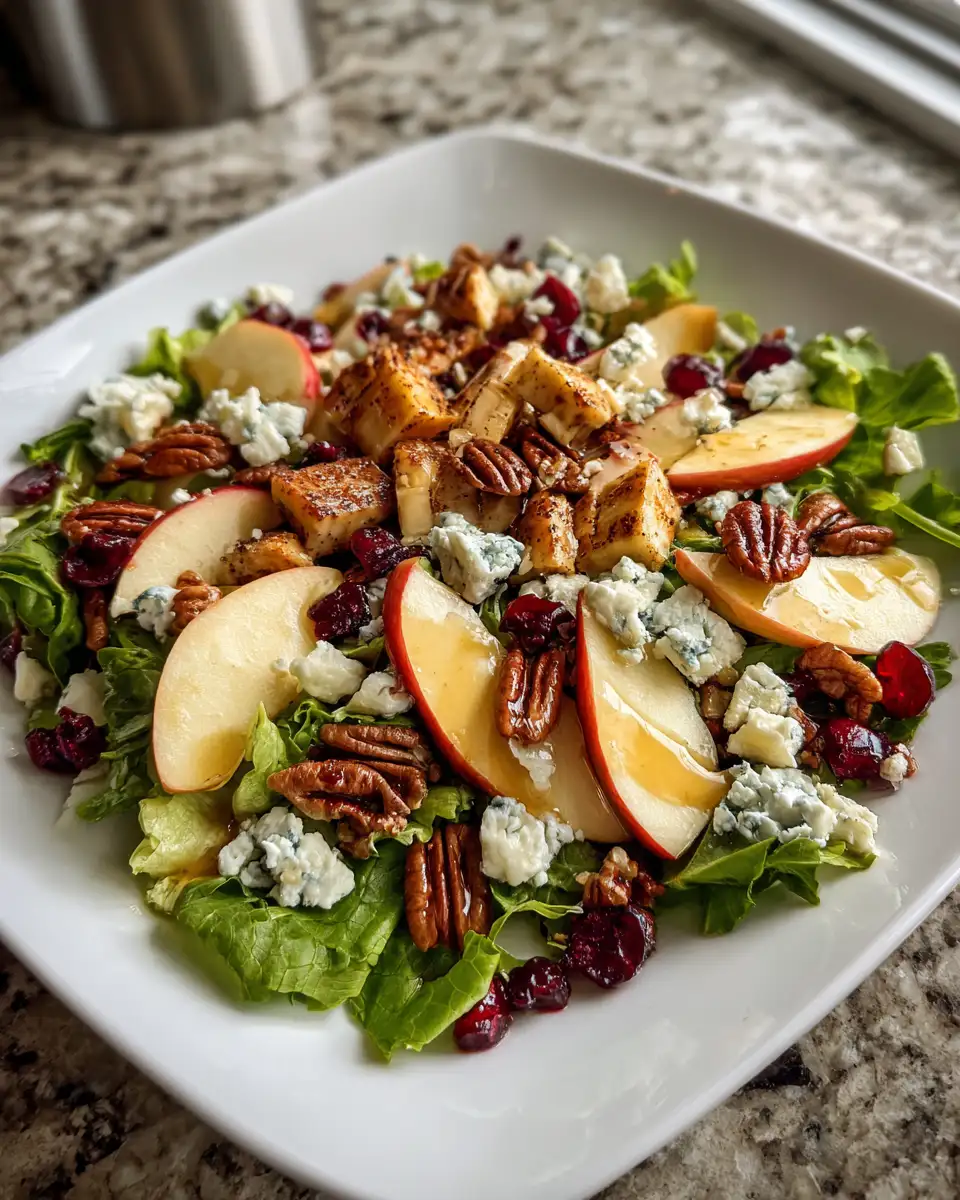 Crisp and Flavorful: Discover the Ultimate Apple Pecan Blue Cheese Salad 7 Final dish - Crisp and Flavorful: Discover the Ultimate Apple Pecan Blue Cheese Salad