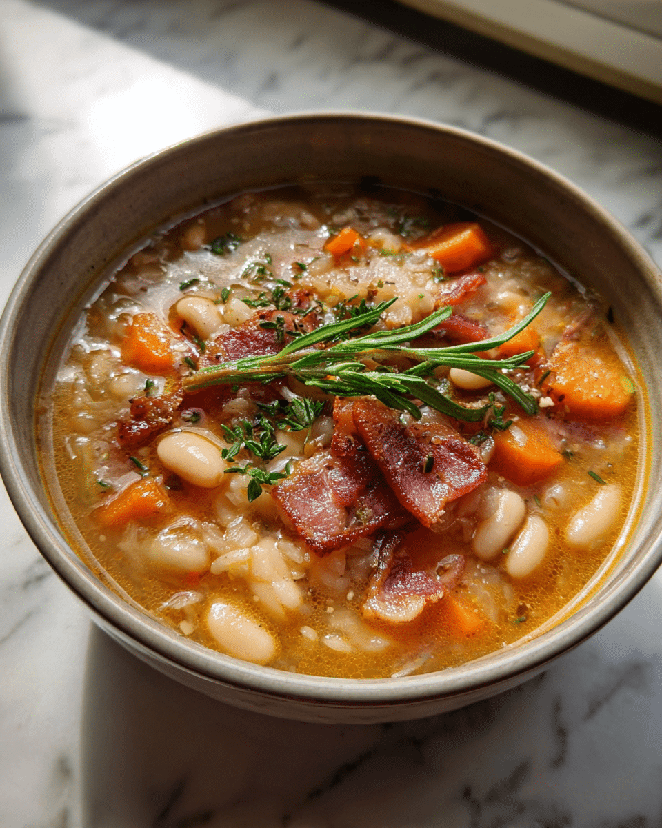 Hearty Comfort in a Bowl: Bacon and White Bean Soup Delight - Featured Image