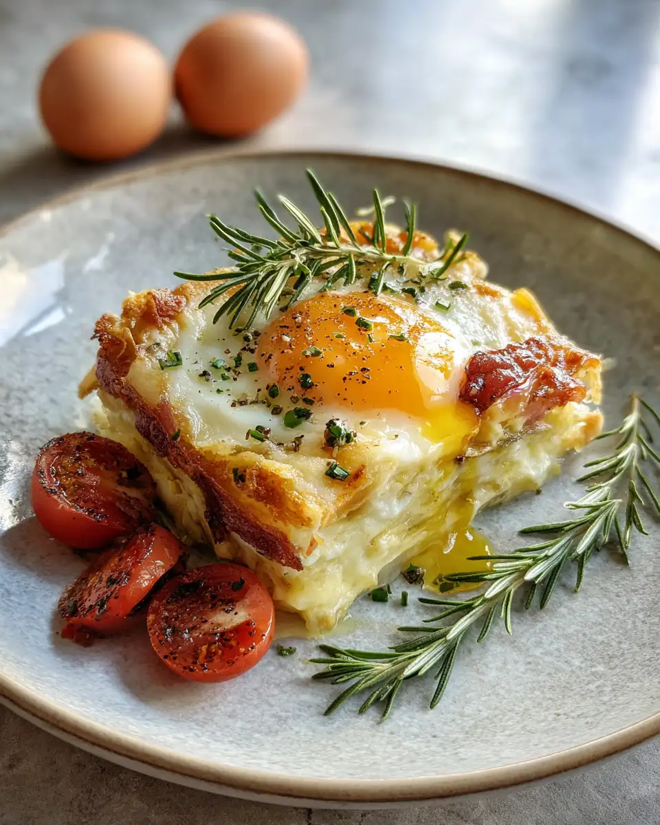 Elevate Your Brunch Game with Baked Eggs Napoleon - Featured Image