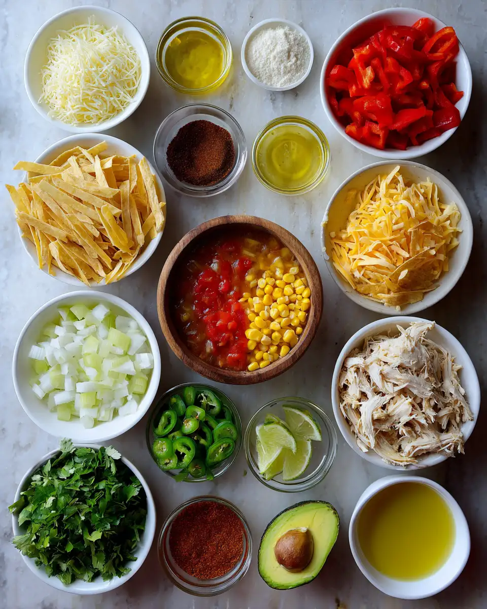 Ingredients for Ultimate Comfort in a Bowl Chicken Tortilla Soup Recipe You Need to Try
