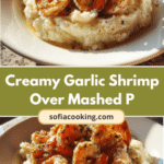 Savor the Ultimate Comfort: Creamy Garlic Shrimp Over Mashed Potatoes