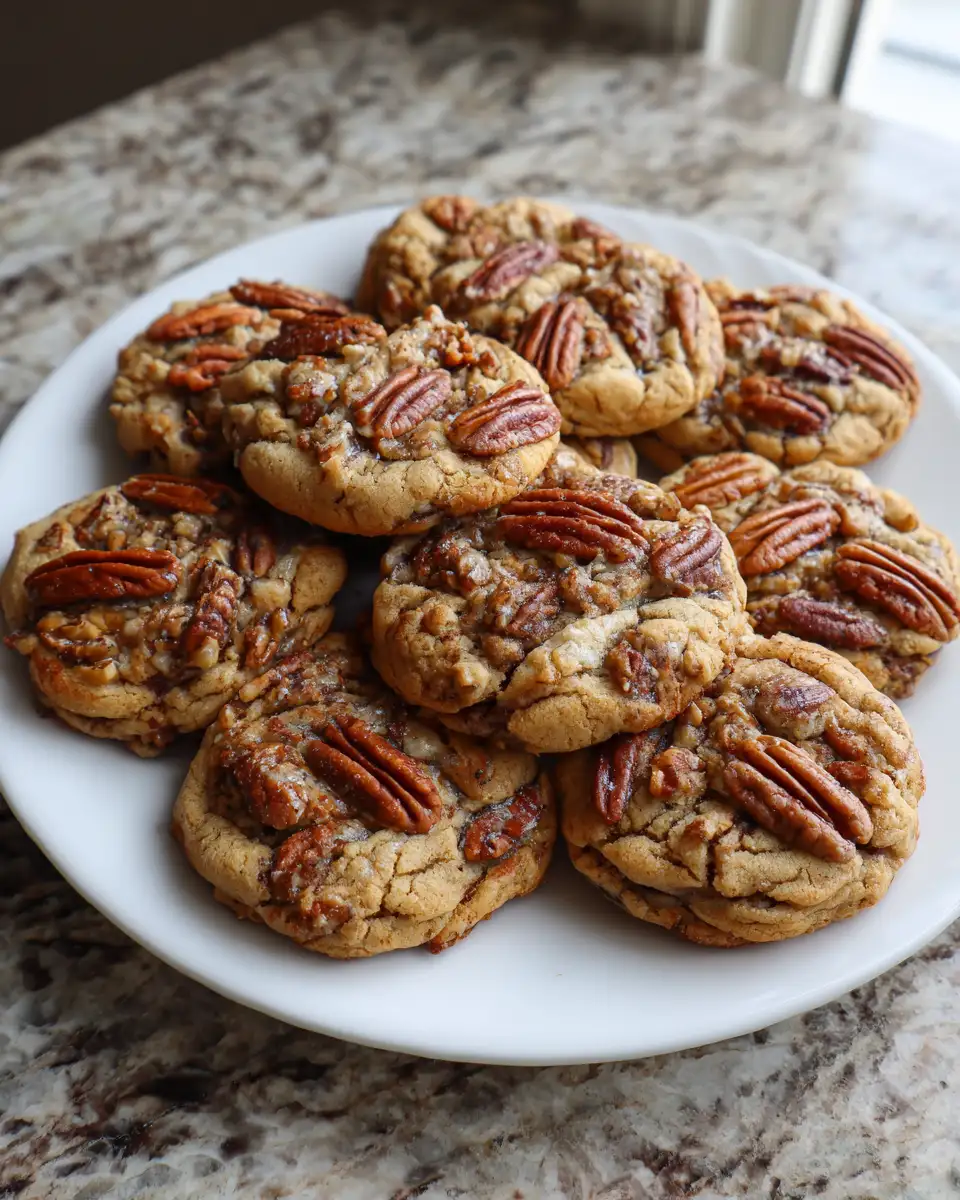 Final dish - Decadent Delight: Gourmet Maple Pecan Pie Stuffed Cookies Recipe