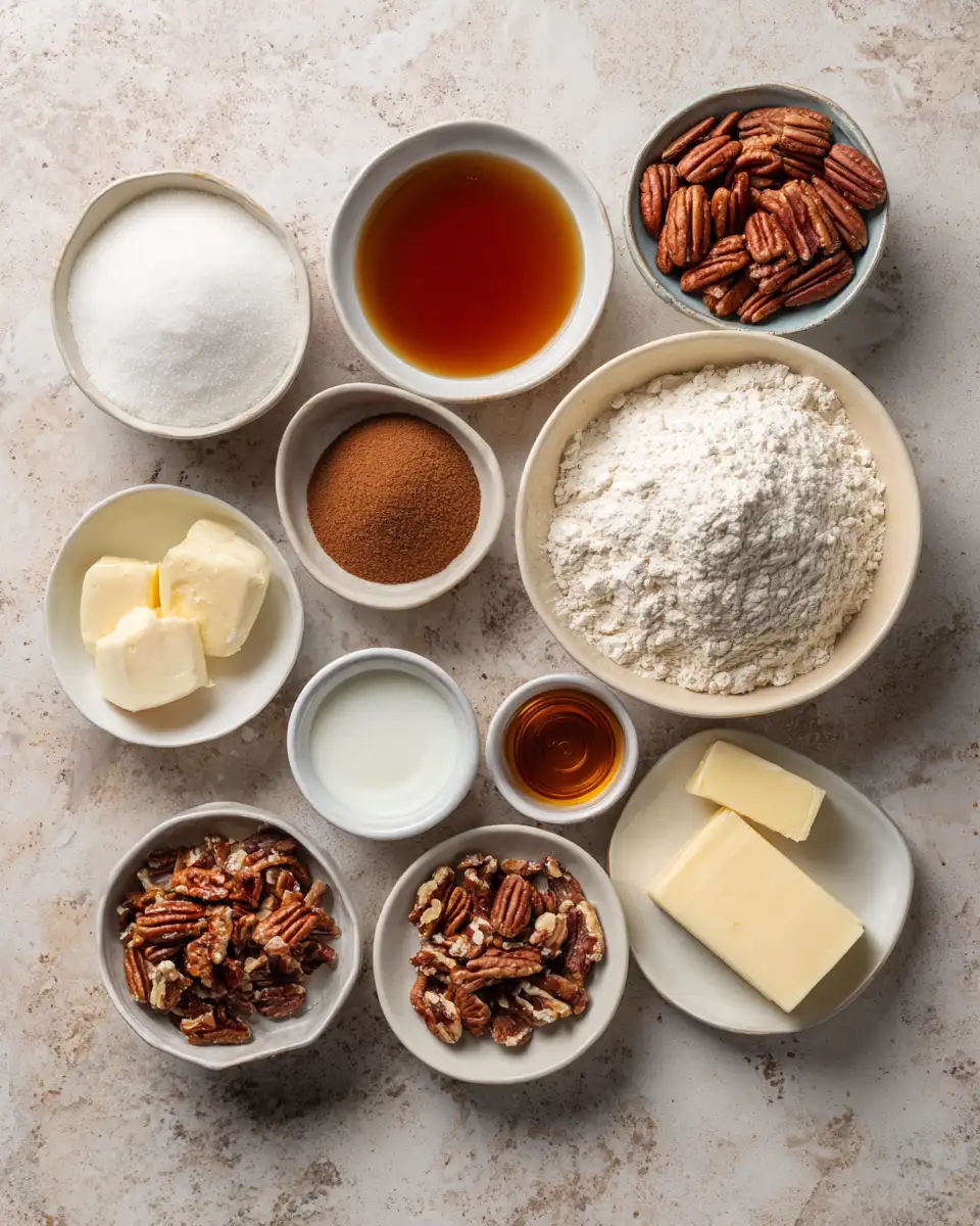 Ingredients for Decadent Delight: Gourmet Maple Pecan Pie Stuffed Cookies Recipe