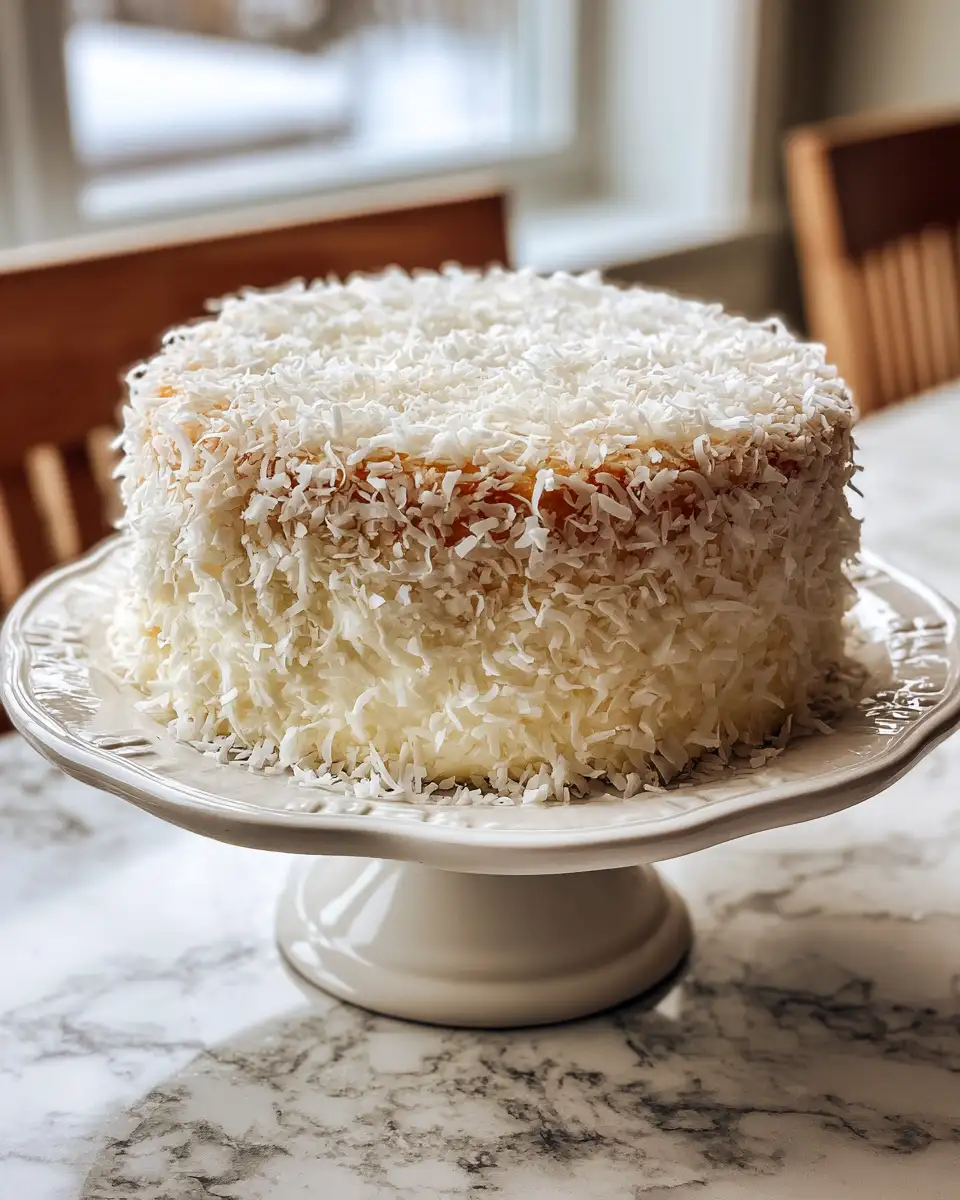 Heavenly Bites: Discover the Ultimate Handmade Coconut Cloud Cake Recipe - Featured Image