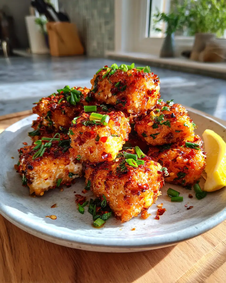 Final dish - Irresistibly Tasty: Homemade Crispy Bang Bang Salmon Bites