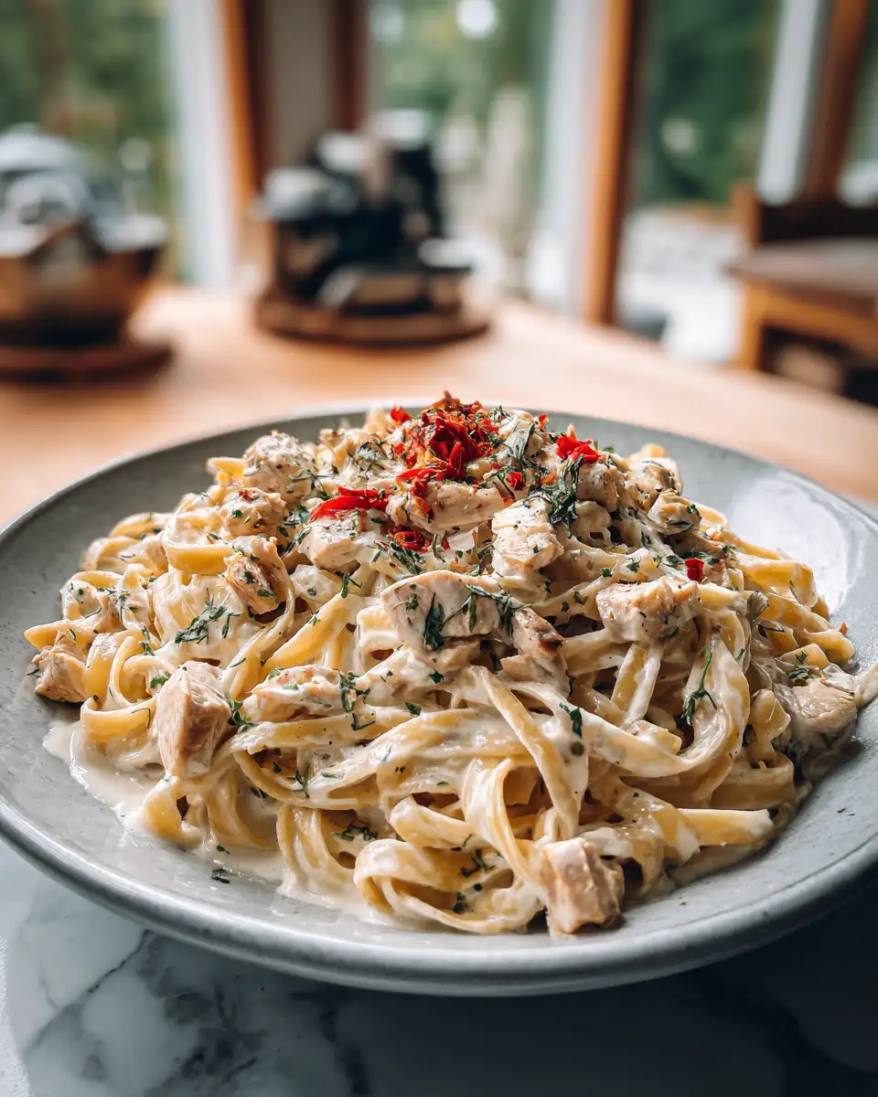 Spice Meets Cream: Irresistible Jerk Chicken Alfredo Pasta Recipe - Featured Image