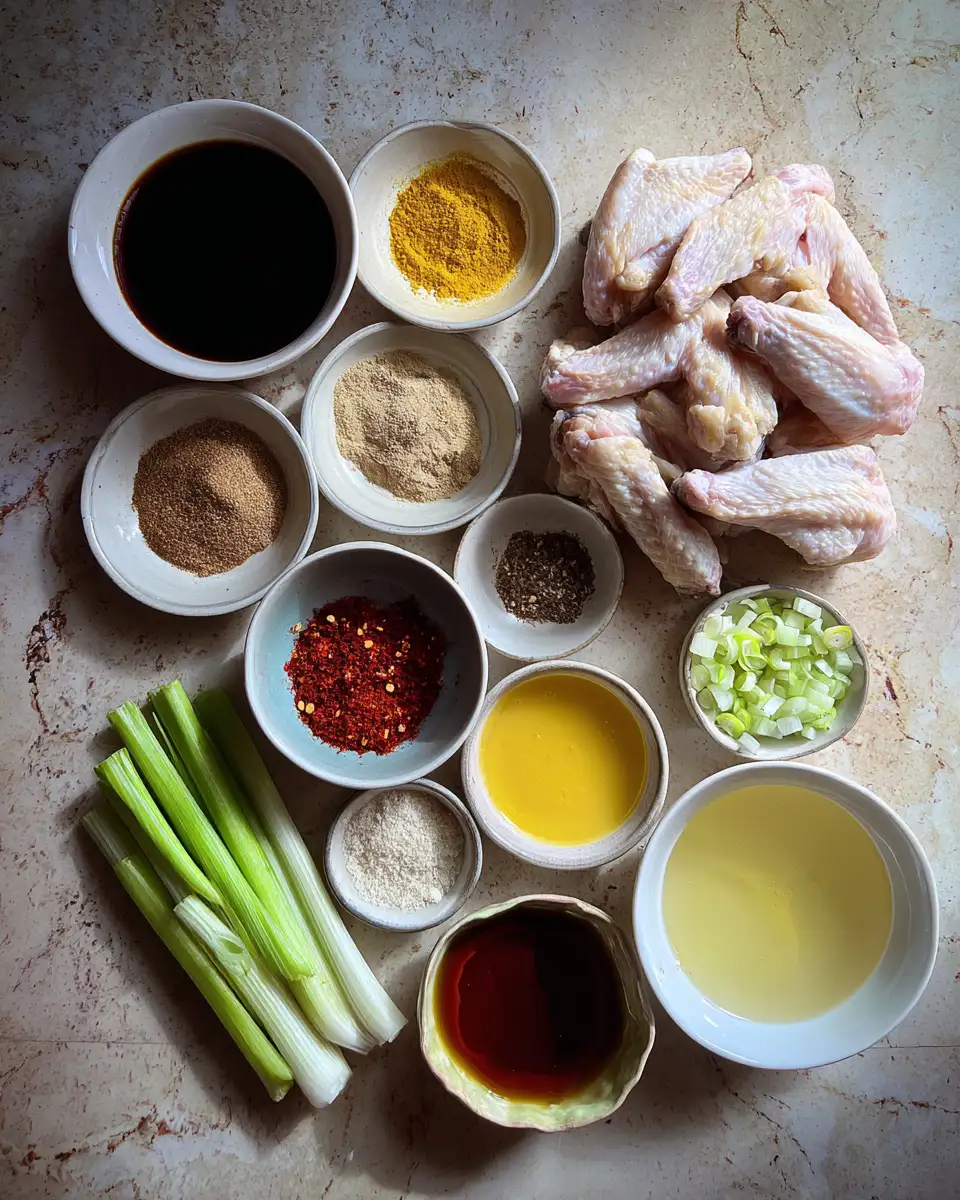 Ingredients for Spice Up Your Taste Buds with Irresistible Jerk Chicken Wings