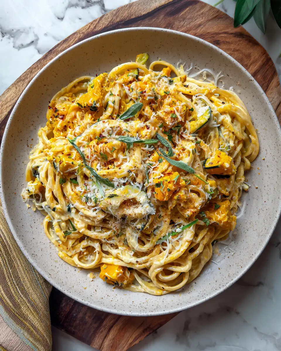 Creamy Kabocha Squash Recipe Pasta That Will Wow Your Taste Buds 7 Final dish - Creamy Kabocha Squash Recipe Pasta That Will Wow Your Taste Buds
