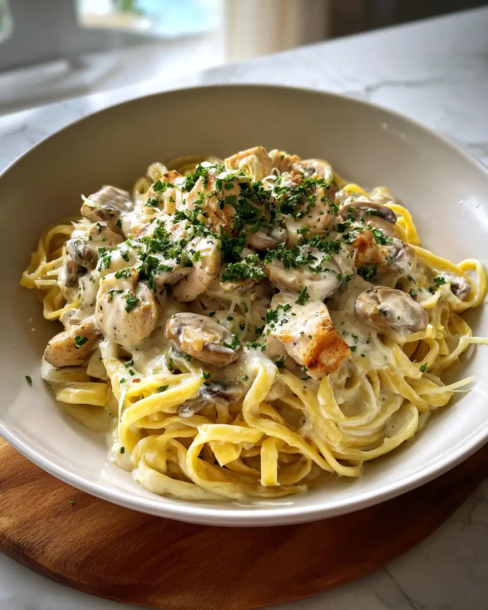 Creamy Keto Chicken Pasta Delight - Featured Image