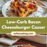 Sizzle and Savor: The Ultimate Low-Carb Bacon Cheeseburger Casserole