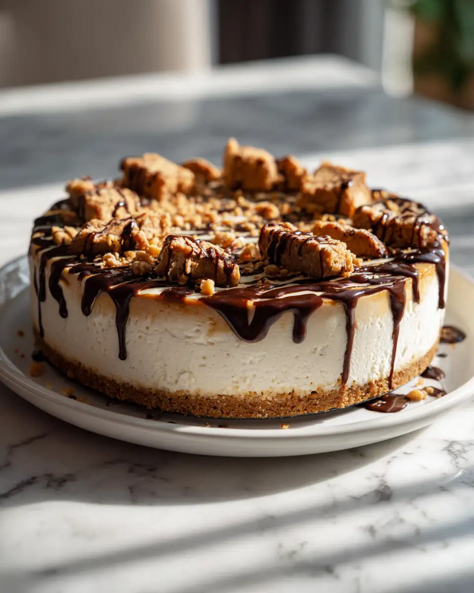Final dish - Irresistible No-Bake Cookie Dough Cheesecake Recipe You Have to Try