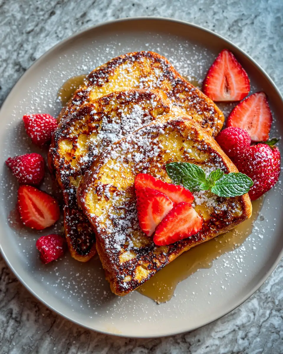 Final dish - Wake Up to Decadence: Overnight Crème Brûlée French Toast Delight