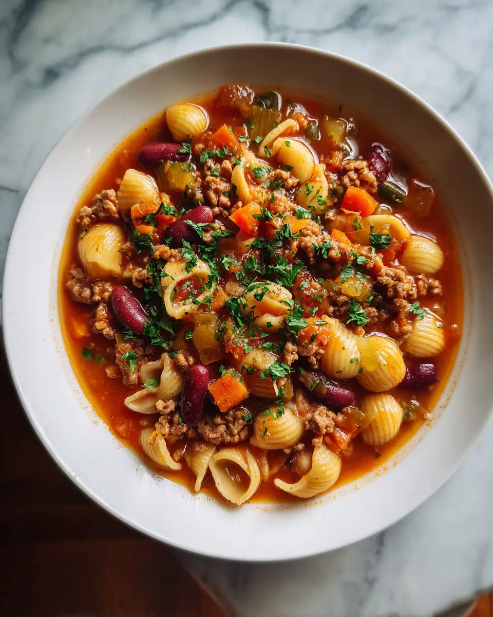Recreate Olive Garden Magic with This Pasta e Fagioli Soup Copycat Recipe 7 Final dish - Recreate Olive Garden Magic with This Pasta e Fagioli Soup Copycat Recipe