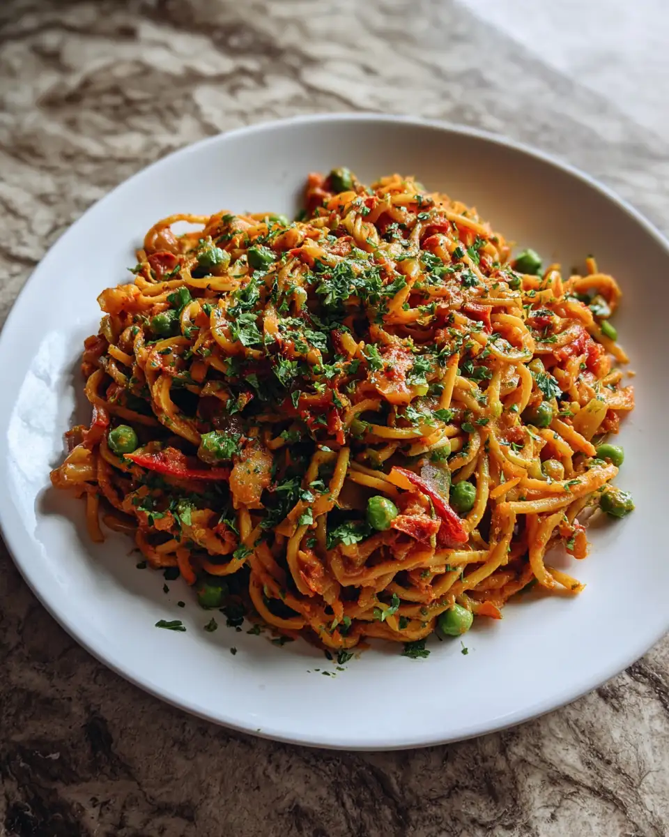 Final dish - Flavorful Jain Pasta Delight: A Recipe Without Onions and Garlic