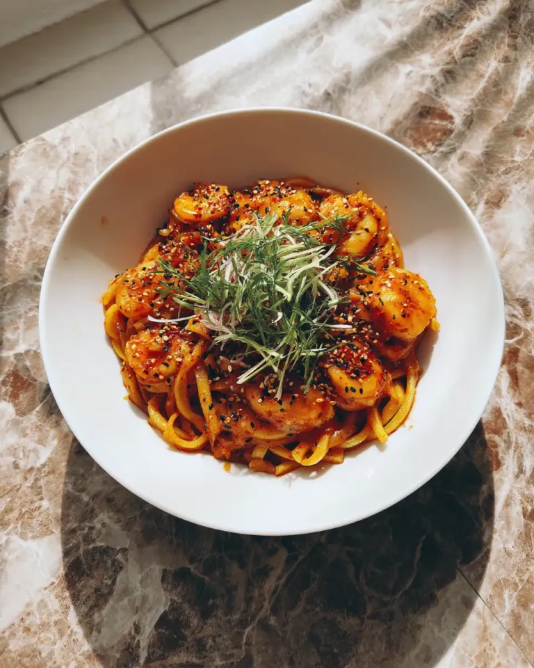 Korean Fusion: Spicy Twist on Classic Pasta Recipe - Featured Image
