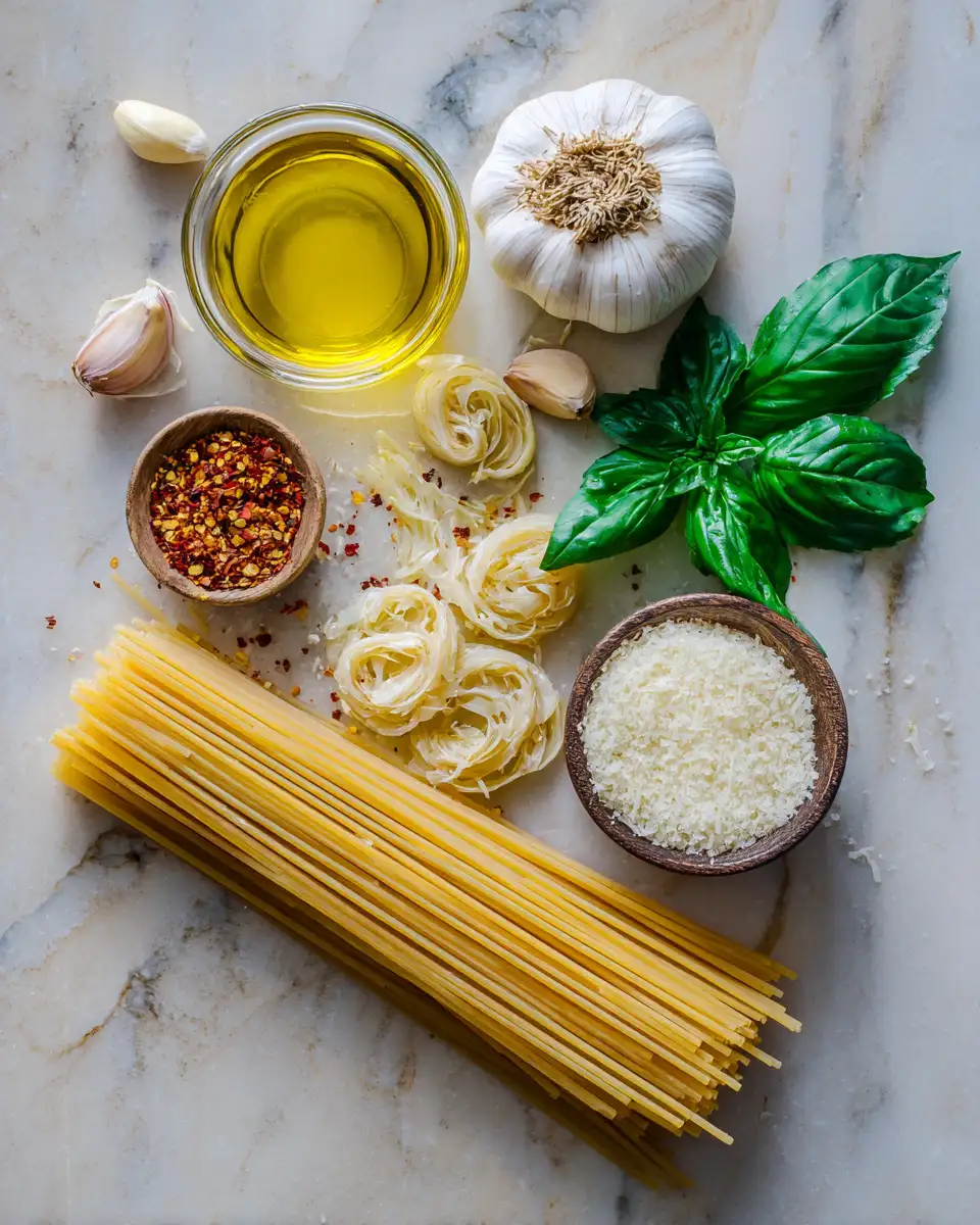 Ingredients for Effortless Pasta Delight for the Lazy Cook