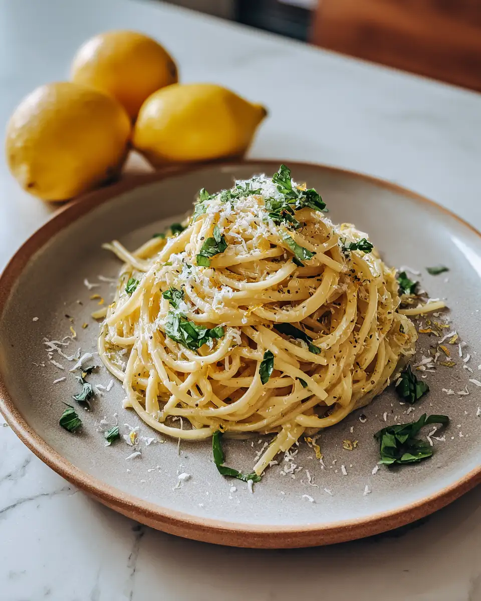 Zesty Lemon Pasta Recipe That Will Brighten Your Dinner Table - Featured Image