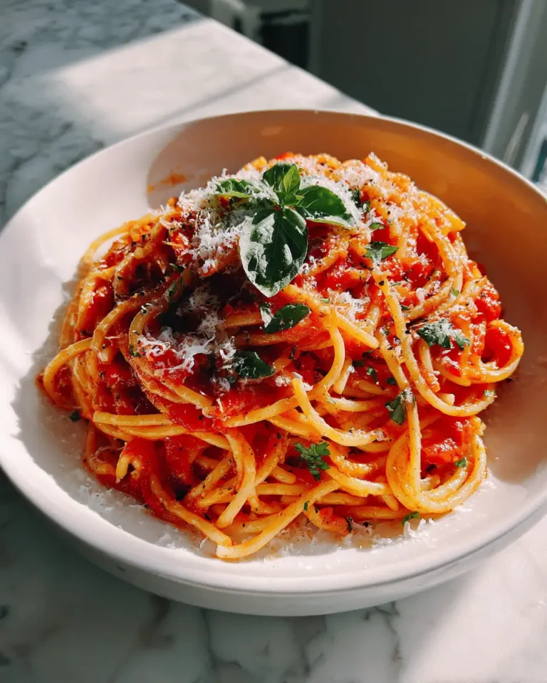 Perfectly Saucy: Irresistible Pasta Recipe with Homemade Marinara - Featured Image