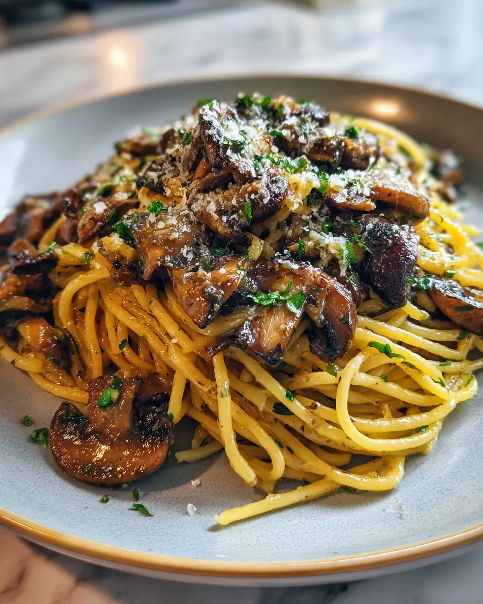 Final dish - Mouthwatering Mushroom Magic: The Ultimate Pasta Recipe
