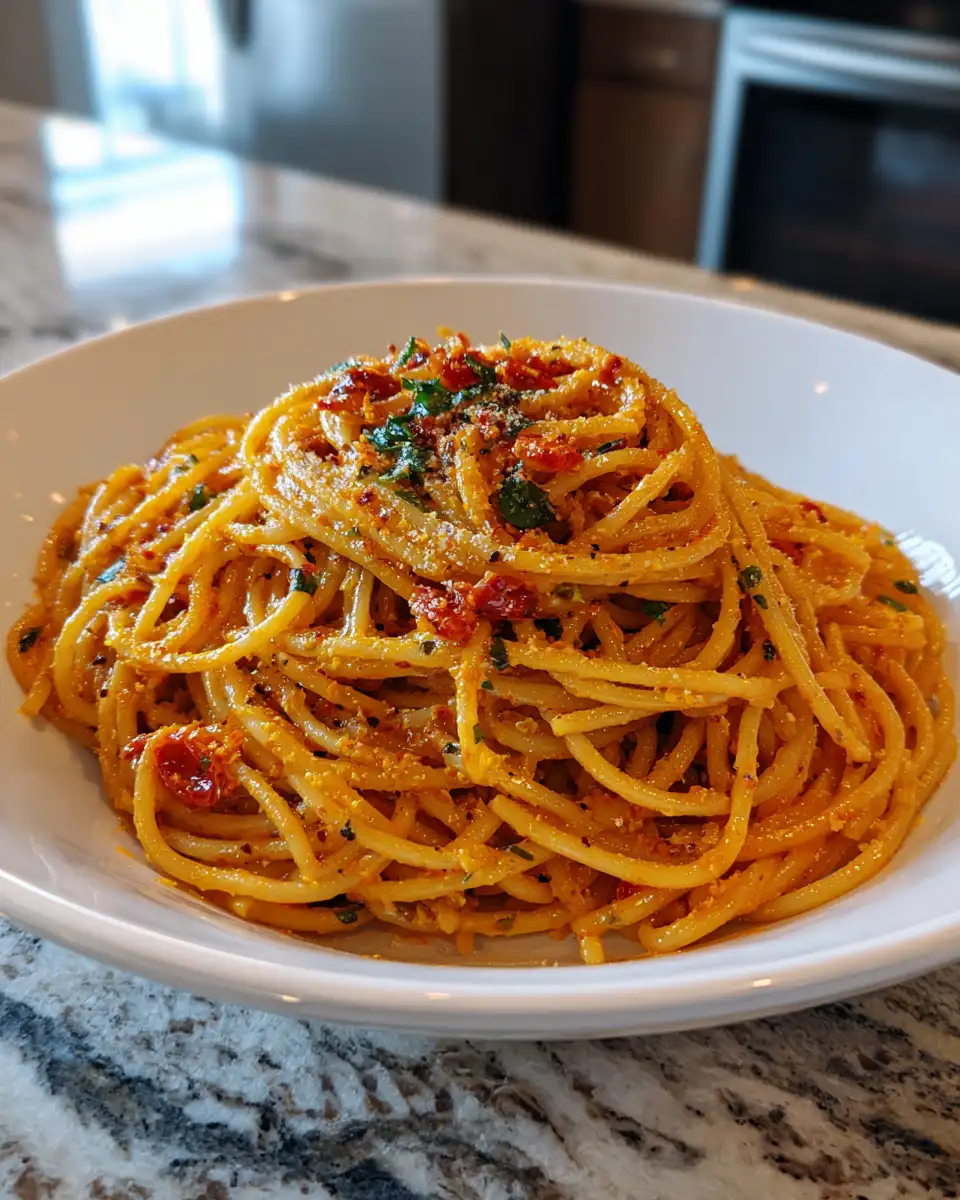 Final dish - Zesty Delight Discover the Ultimate Pasta Recipe with Orange Sauce