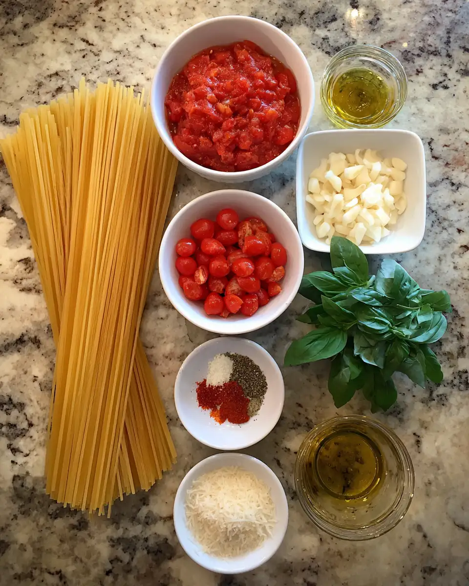 Ingredients for Perfect Pasta Recipe Poster: Your Ultimate Guide to Noodle Nirvana