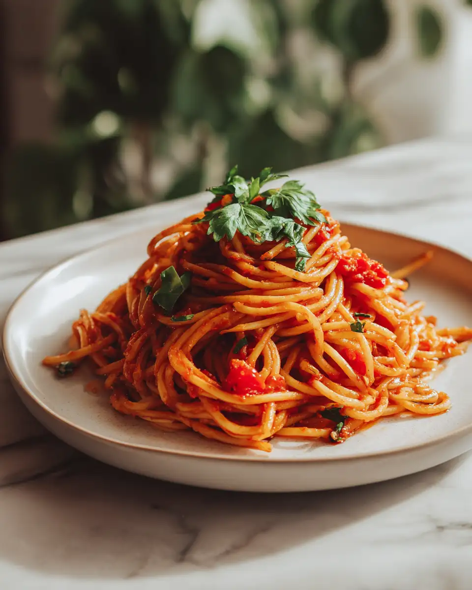 Spice Up Your Dinner: Irresistible Red Pepper Pasta Recipe - Featured Image