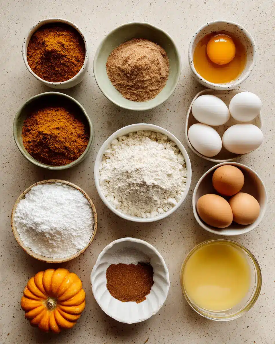 Ingredients for Pumpkin Bread Bliss: The Ultimate Fall Comfort Food