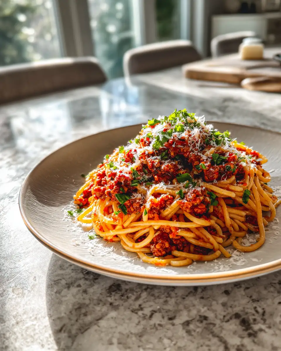 Final dish - Speedy and Savory: Your Go-To Quick Pasta Sauce Recipe