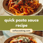 Speedy and Savory: Your Go-To Quick Pasta Sauce Recipe
