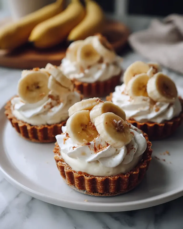 Irresistible Recipe for No Bake Mini Banana Cream Pies - Featured Image