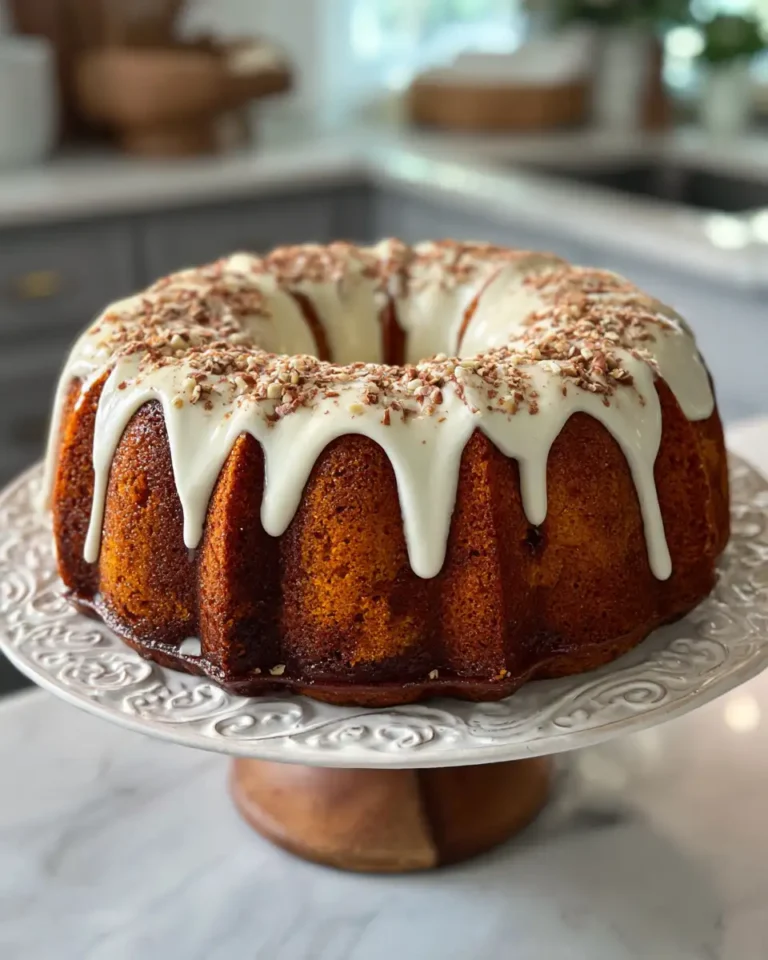 Irresistible Pumpkin Cream Cheese Bundt Cake Recipe You'll Love - Featured Image