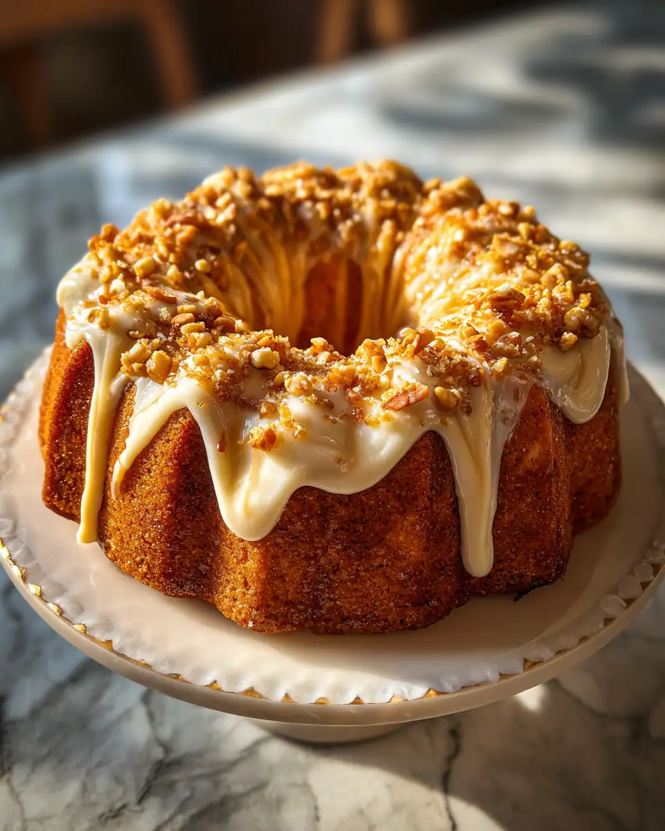 Irresistible Pumpkin Cream Cheese Bundt Cake Recipe You'll Love 5 Final dish - Irresistible Pumpkin Cream Cheese Bundt Cake Recipe You'll Love