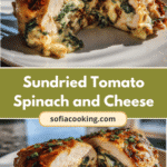 Irresistible Sundried Tomato Spinach and Cheese Stuffed Chicken Delight