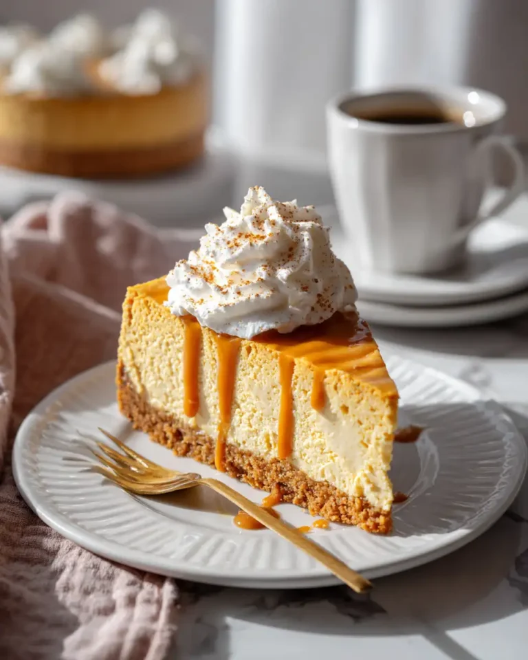 Indulge in a Slice of Heaven: Thanksgiving Pumpkin Cheesecake Delight - Featured Image