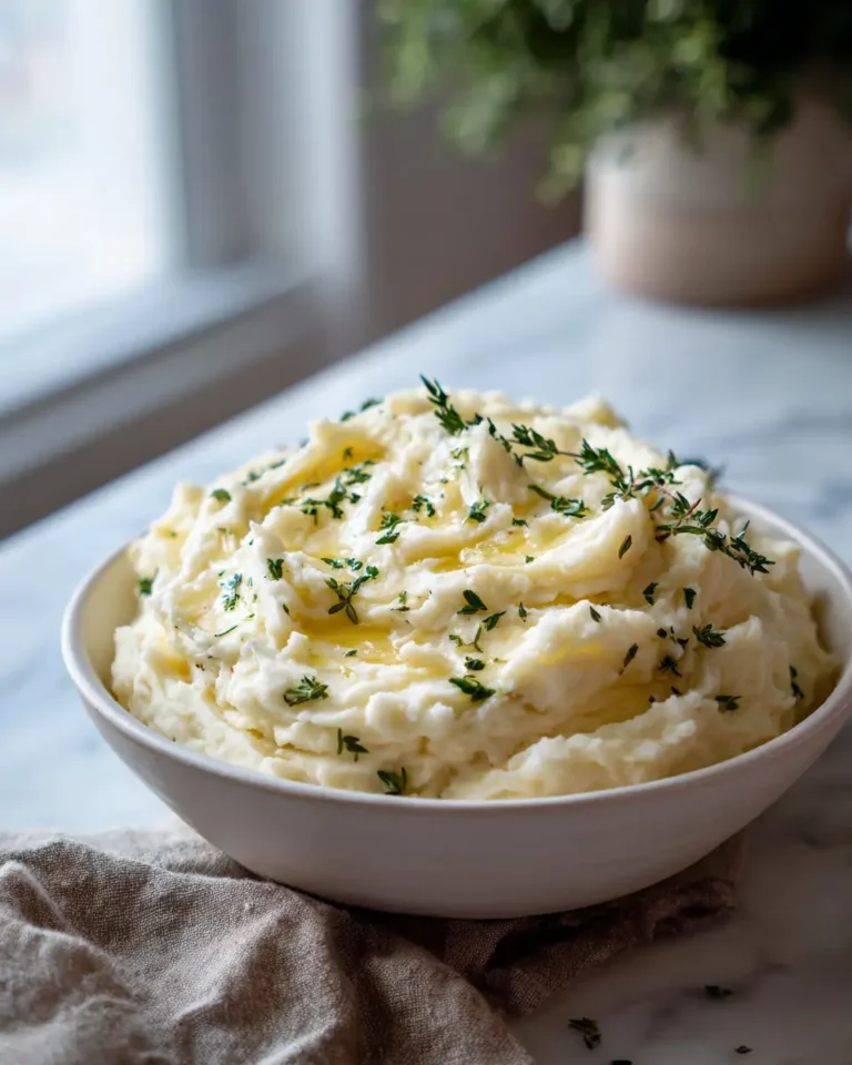 Creamy Delight Whipped Garlic Mashed Potatoes Recipe That Steals the Show - Featured Image