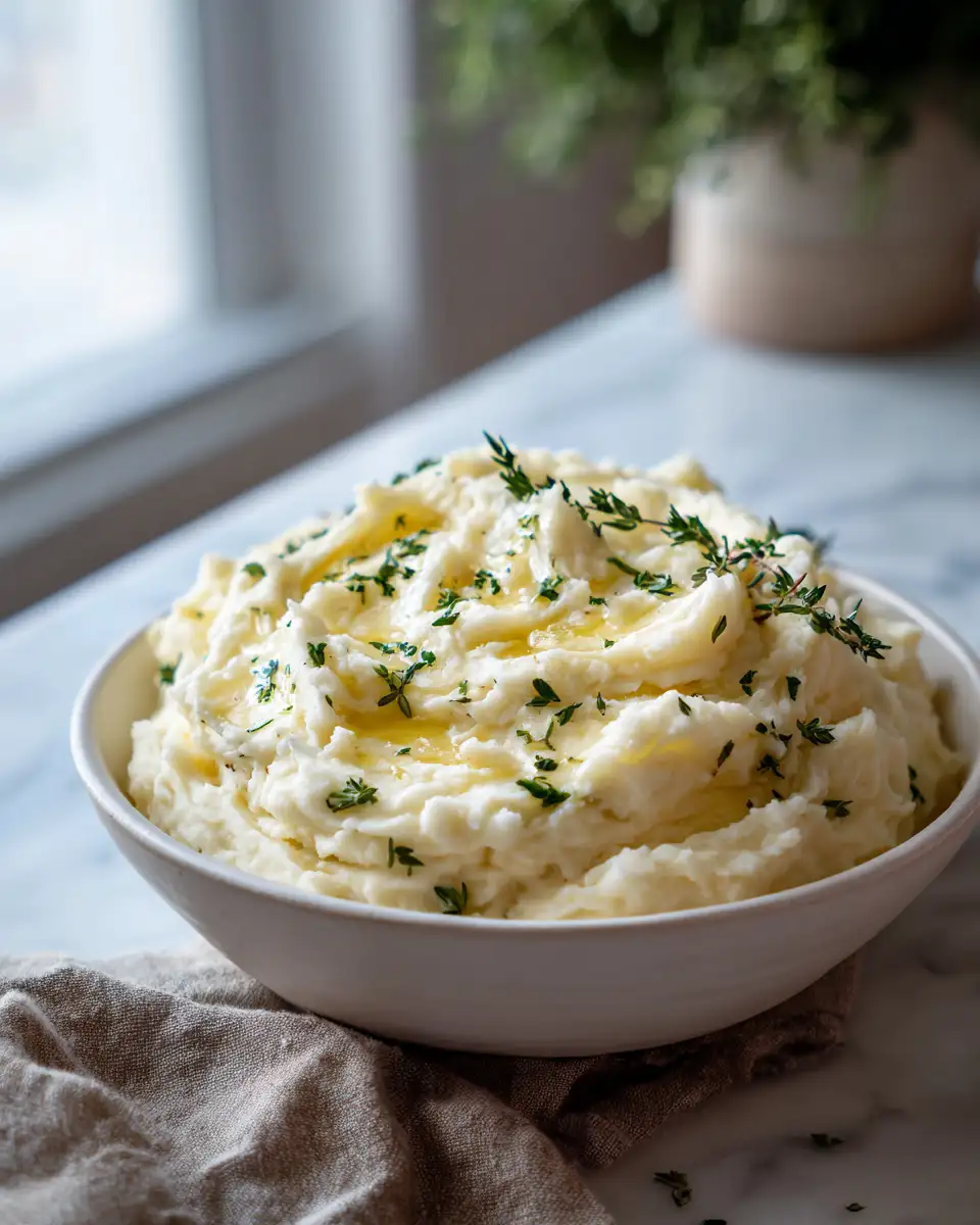 Creamy Delight Whipped Garlic Mashed Potatoes Recipe That Steals the Show - Featured Image