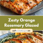 Savor the Symphony of Zesty Orange Rosemary Glazed Salmon