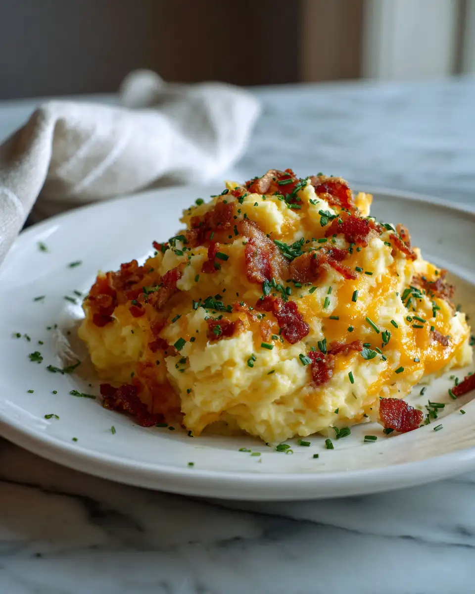 Irresistible Bacon and Cheddar Mashed Potatoes Recipe You Need to Try - Featured Image