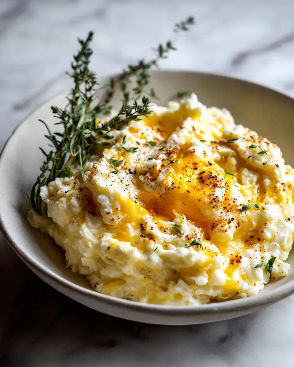 Creamy Comfort Reimagined Baked Ricotta Mashed Potatoes Delight - Featured Image