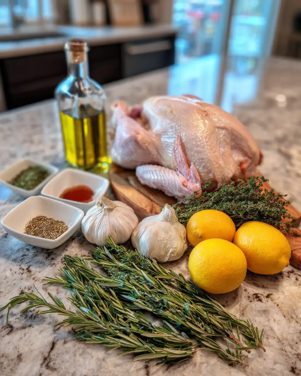 Ingredients for Master the Art of BBQ Spatchcock Turkey for Juicy Flavor and Crispy Skin