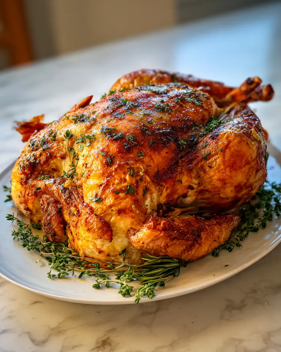 Final dish - Cajun Deep-Fried Turkey The Ultimate Crispy and Spicy Feast