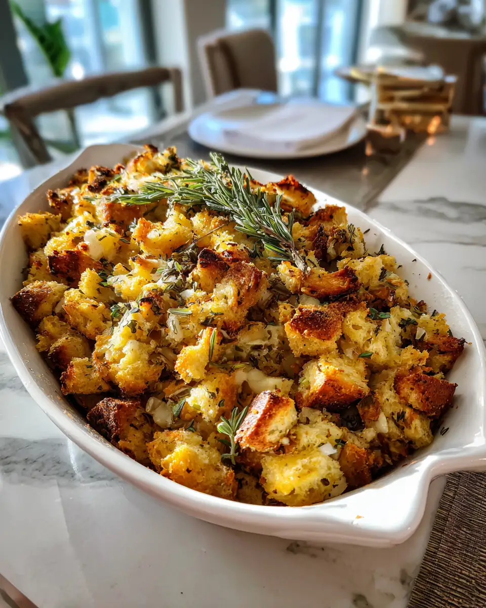 Irresistible Cheddar Biscuit Stuffing That Will Elevate Your Holiday Feast - Featured Image