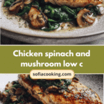 Delicious Chicken Spinach and Mushroom Low Carb Recipe for Healthy Eating
